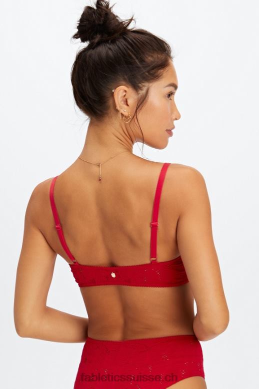 femmes bralette en dentelle sans couture B0B6R1524 cerise sucrée Fabletics