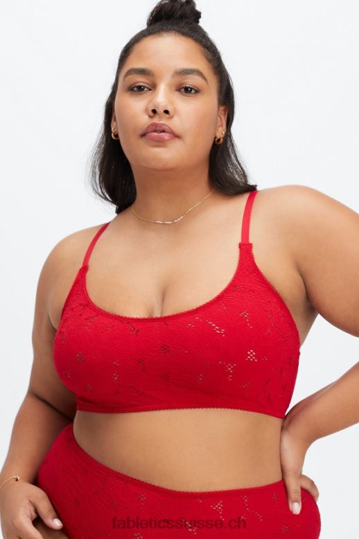 femmes bralette en dentelle sans couture B0B6R1525 cerise sucrée Fabletics