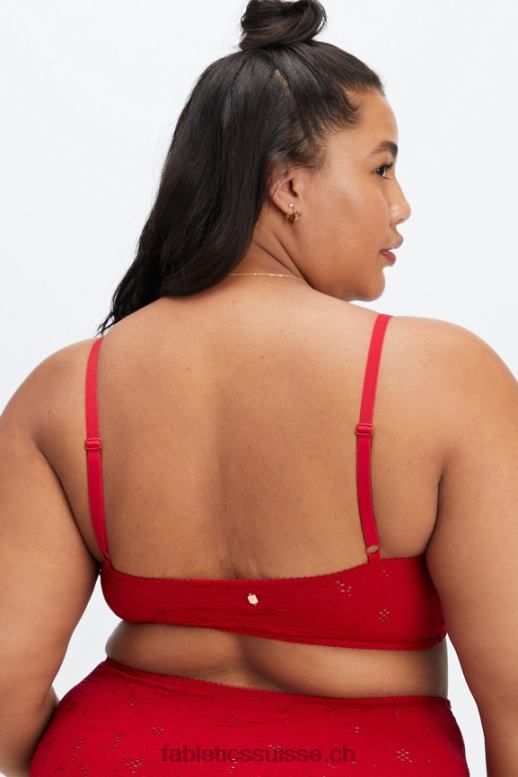 femmes bralette en dentelle sans couture B0B6R1525 cerise sucrée Fabletics