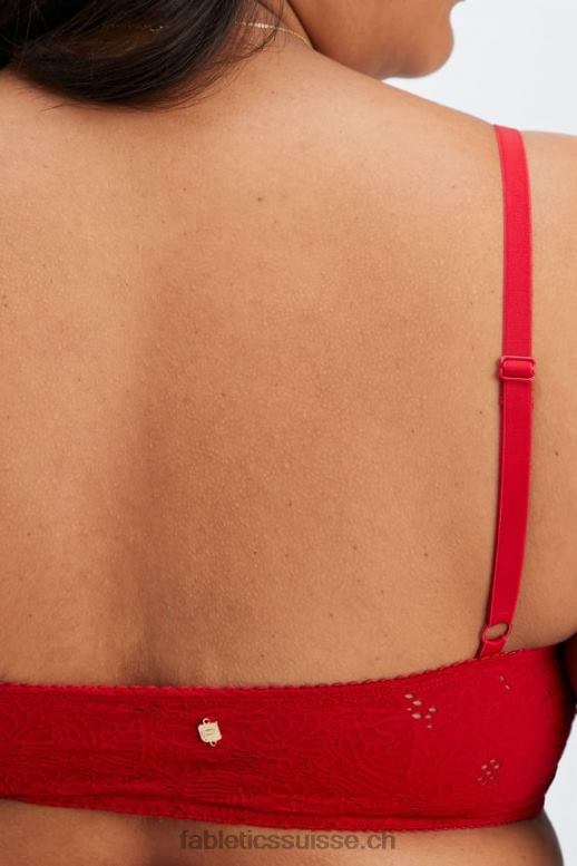 femmes bralette en dentelle sans couture B0B6R1525 cerise sucrée Fabletics