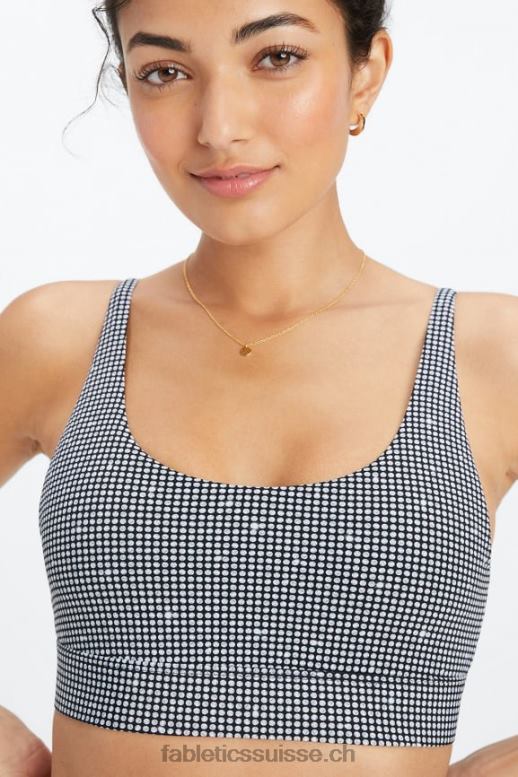 femmes bralette à encolure dégagée au toucher fin B0B6R1569 bling bling/noir Fabletics