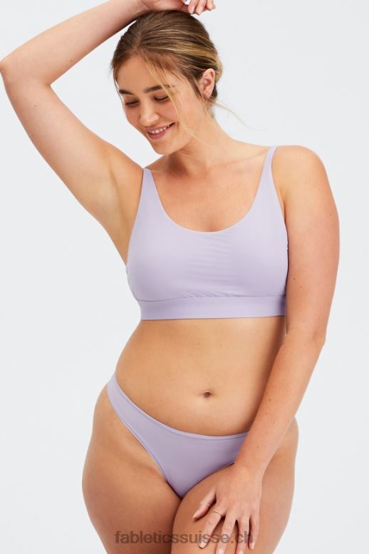 femmes bralette à encolure dégagée au toucher fin B0B6R1577 ombre Fabletics