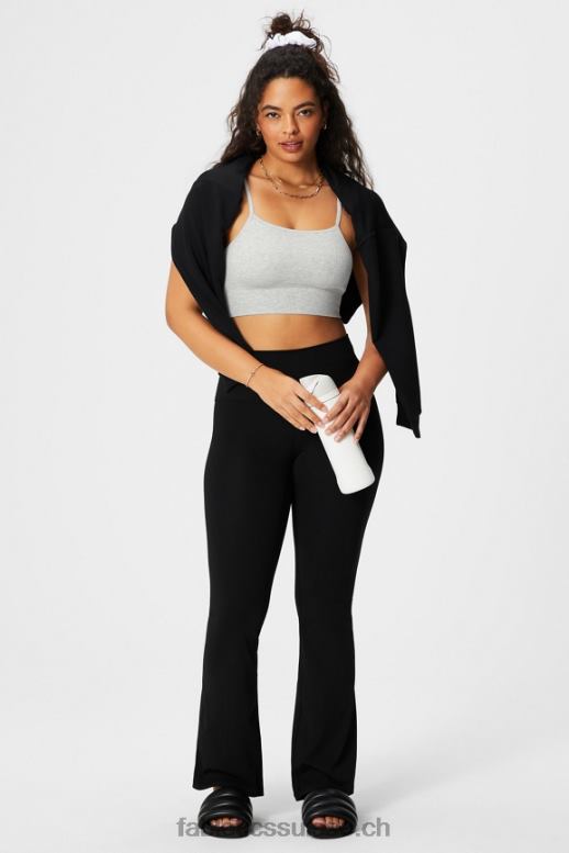 femmes bralette midi sans couture nuage B0B6R1508 gris chiné doux Fabletics