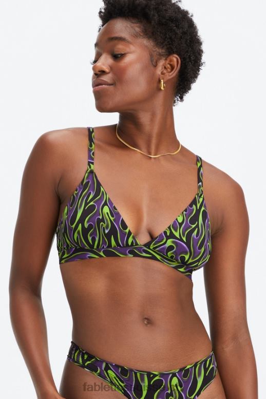 femmes bralette triangle au toucher fin B0B6R1537 lueur fille Fabletics