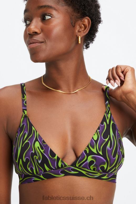 femmes bralette triangle au toucher fin B0B6R1537 lueur fille Fabletics