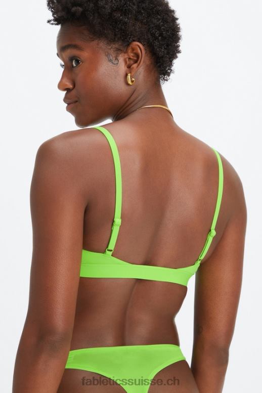 femmes bralette triangle au toucher fin B0B6R1538 pomme aigre Fabletics