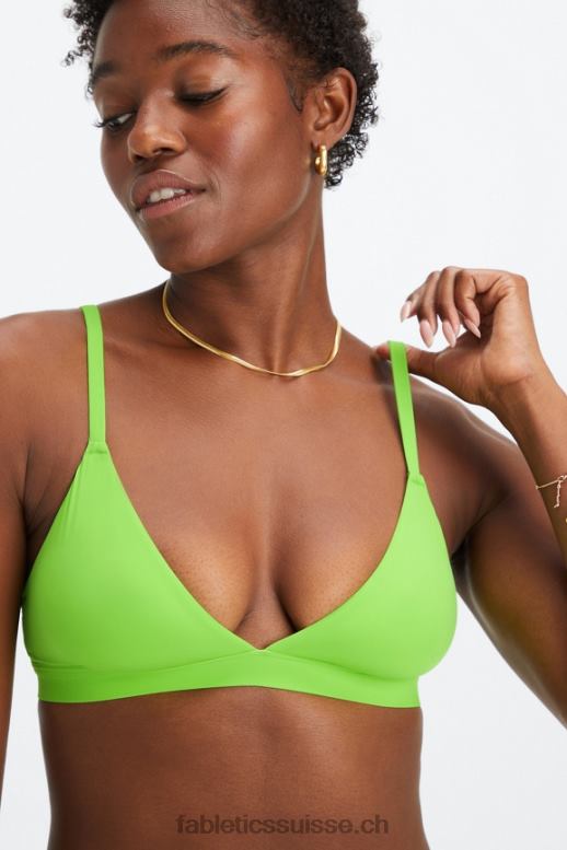femmes bralette triangle au toucher fin B0B6R1538 pomme aigre Fabletics
