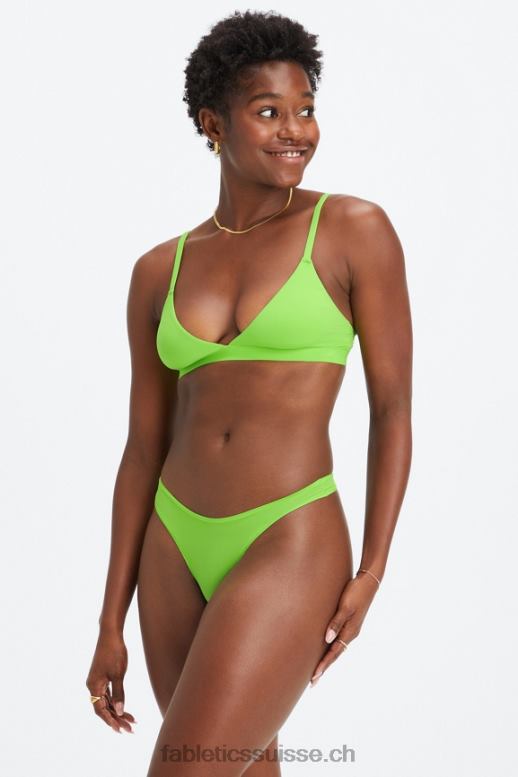 femmes bralette triangle au toucher fin B0B6R1538 pomme aigre Fabletics