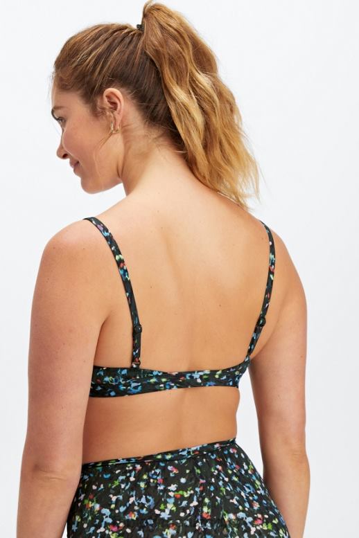 femmes bralette triangle au toucher fin B0B6R1540 jardin de minuit Fabletics