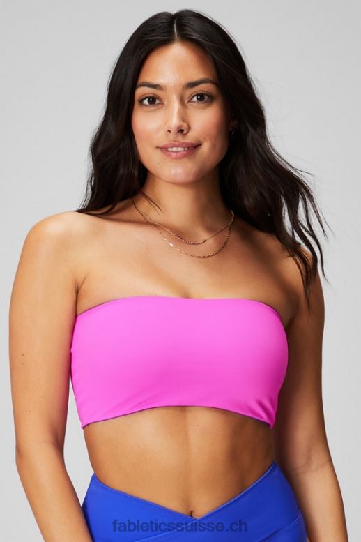 femmes haut de maillot de bain bandeau multi-usages B0B6R1504 évasion royale/rose extrême Fabletics