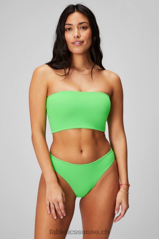 femmes haut de maillot de bain bandeau multi-usages B0B6R1506 chaux sucrée/hyper gazon Fabletics