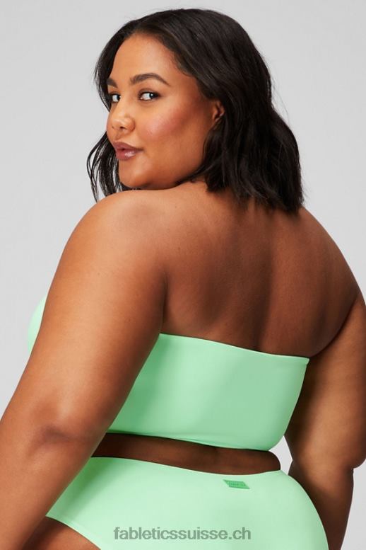 femmes haut de maillot de bain bandeau multi-usages B0B6R1507 chaux sucrée/hyper gazon Fabletics