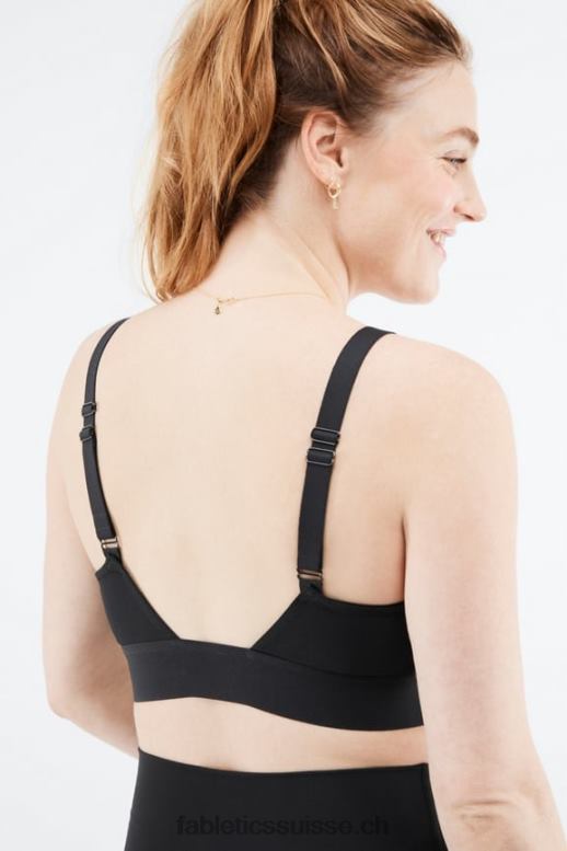 femmes soutien-gorge d\'allaitement de maternité B0B6R1603 noir Fabletics