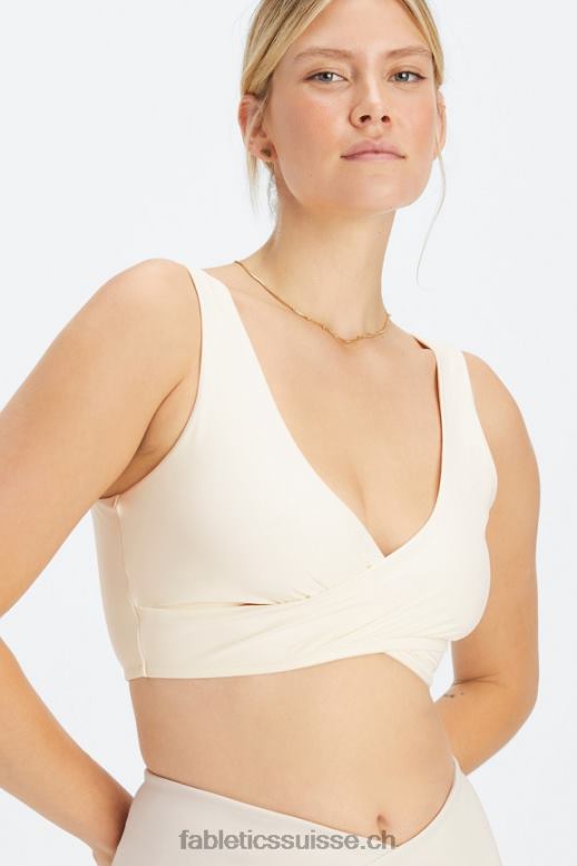 femmes soutien-gorge de sport croisé à faible impact B0B6R1516 aigrette Fabletics
