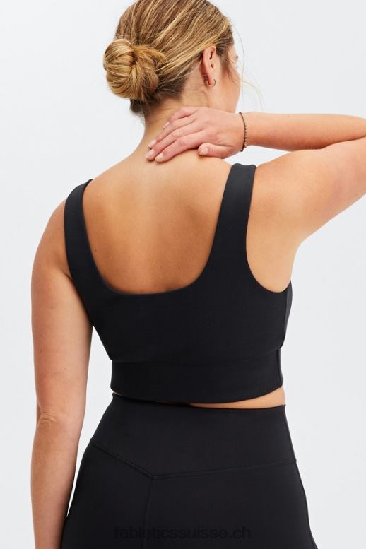femmes soutien-gorge de sport d\'automne à faible impact B0B6R1597 noir Fabletics