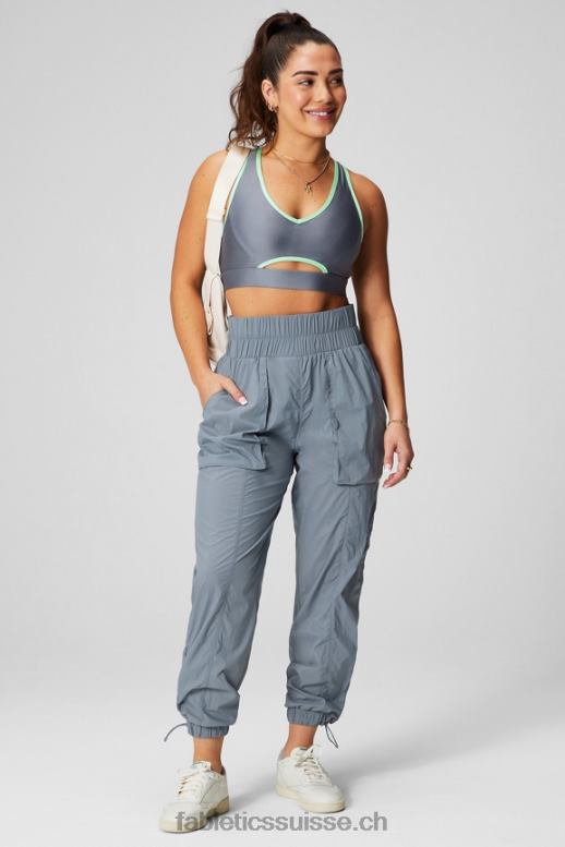 femmes soutien-gorge de sport à faible impact B0B6R1489 éclat nuage d\'orage/chaux sucrée Fabletics