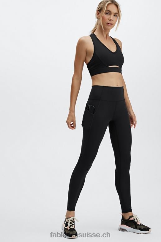 femmes soutien-gorge de sport à faible impact B0B6R1490 noir Fabletics