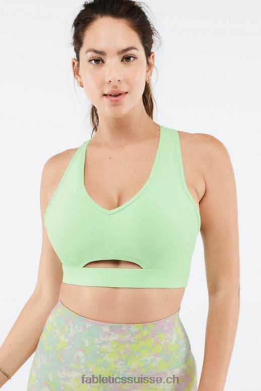 femmes soutien-gorge de sport à faible impact B0B6R1491 aloès Fabletics