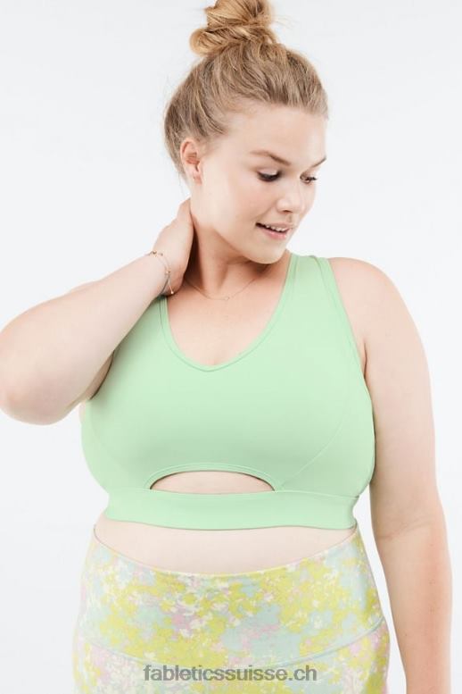 femmes soutien-gorge de sport à faible impact B0B6R1492 aloès Fabletics