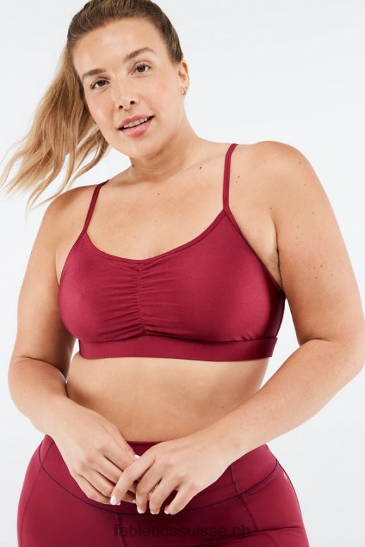 femmes soutien-gorge de sport à faible impact adley B0B6R1654 éclat éclat de cerise Fabletics