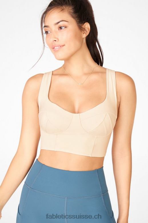 femmes soutien-gorge de sport à faible impact charolette B0B6R1691 lait de miel Fabletics