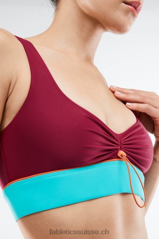 femmes soutien-gorge de sport à faible impact fiona B0B6R1651 brique/multiple Fabletics
