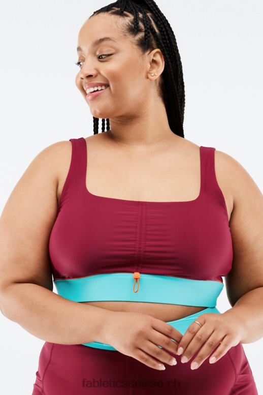 femmes soutien-gorge de sport à faible impact fiona B0B6R1652 brique/multiple Fabletics