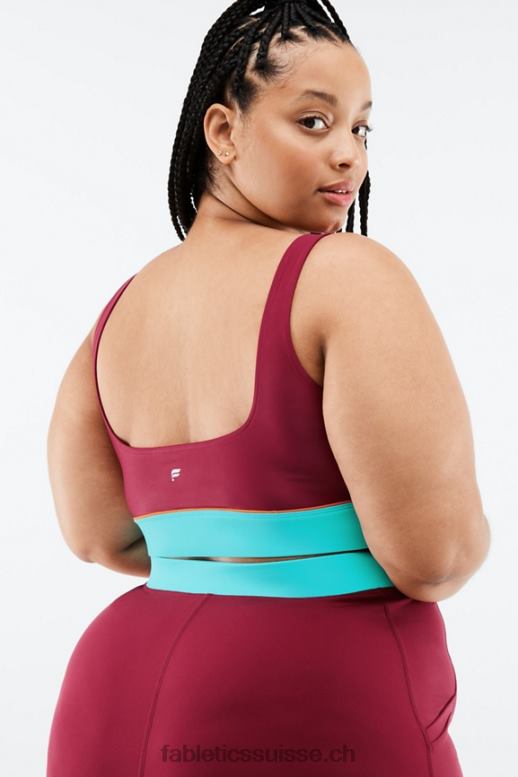femmes soutien-gorge de sport à faible impact fiona B0B6R1652 brique/multiple Fabletics