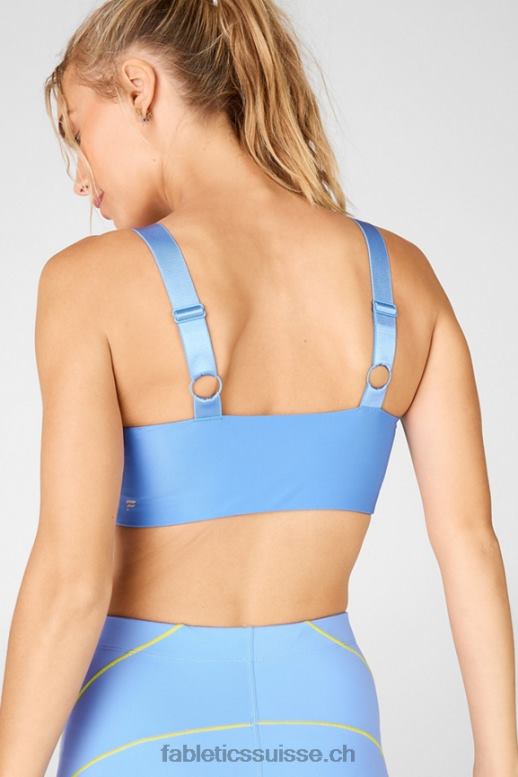 femmes soutien-gorge de sport à faible impact ines B0B6R1675 marina/feuille Fabletics