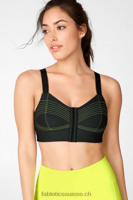 femmes soutien-gorge de sport à faible impact ines B0B6R1676 ombre de nuit/néon Fabletics