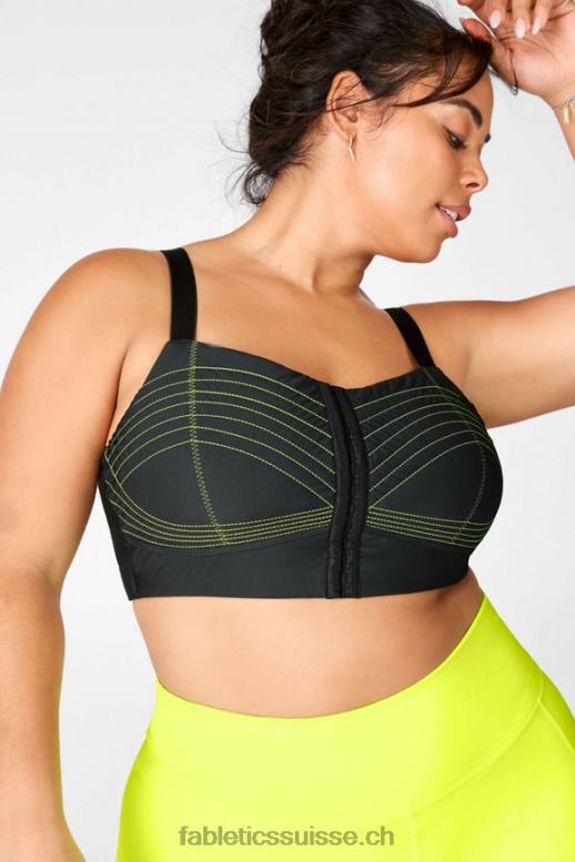 femmes soutien-gorge de sport à faible impact ines B0B6R1677 ombre de nuit/néon Fabletics