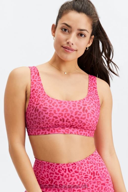 femmes soutien-gorge de sport à faible impact lola B0B6R1618 baiser de léopard Fabletics