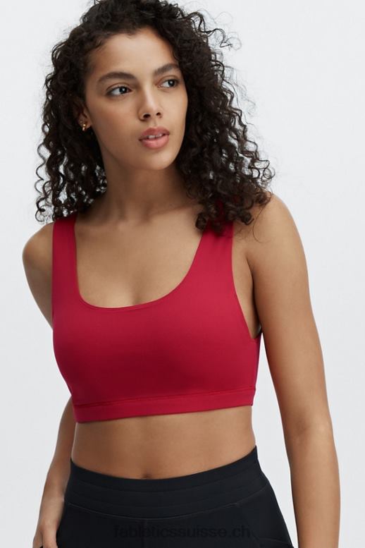 femmes soutien-gorge de sport à faible impact lola B0B6R1621 rouge de rio Fabletics