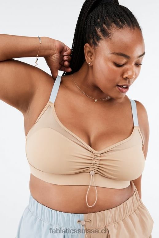 femmes soutien-gorge de sport à faible impact makayla B0B6R1634 désert/pierre bleue Fabletics