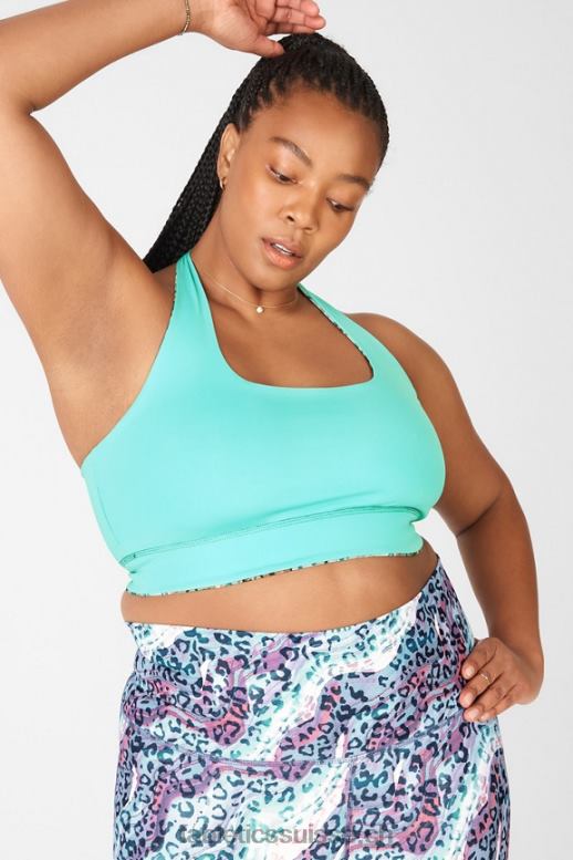 femmes soutien-gorge de sport réversible à dos nu harlow B0B6R1668 dunes/bleu lunaire Fabletics
