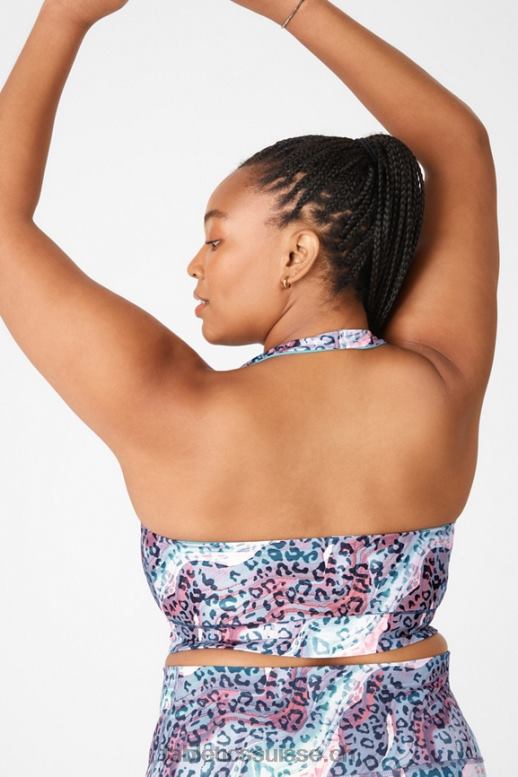 femmes soutien-gorge de sport réversible à dos nu harlow B0B6R1668 dunes/bleu lunaire Fabletics