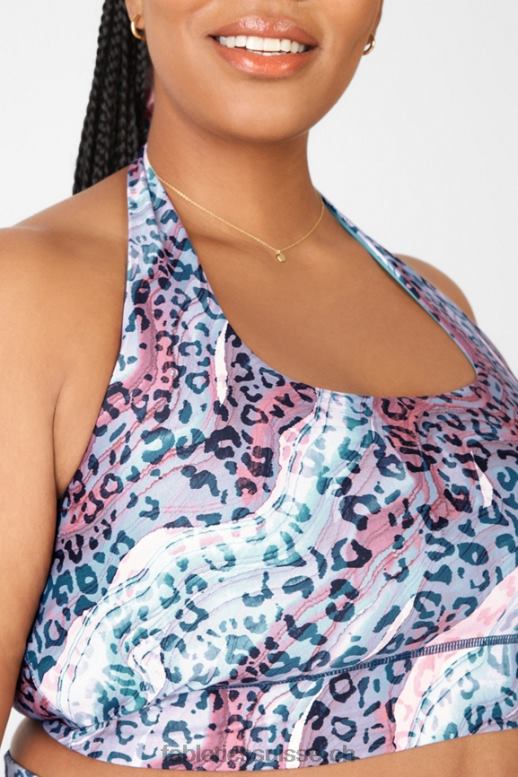 femmes soutien-gorge de sport réversible à dos nu harlow B0B6R1668 dunes/bleu lunaire Fabletics