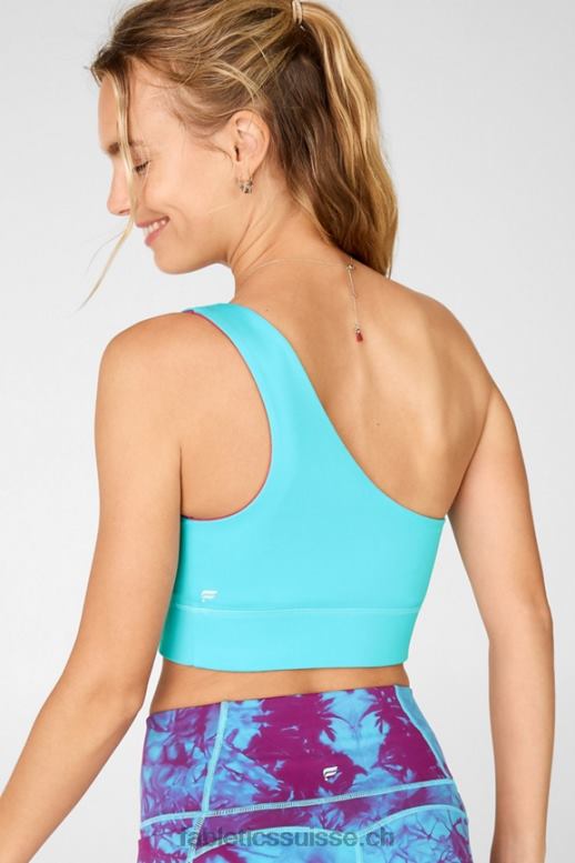 femmes soutien-gorge de sport réversible à une épaule harlow B0B6R1678 brume bleue/rose foncé Fabletics