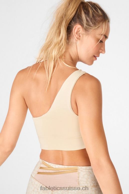 femmes soutien-gorge de sport réversible à une épaule harlow B0B6R1680 froid/chou à la crème Fabletics