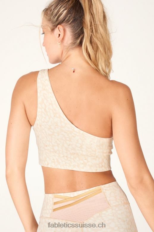 femmes soutien-gorge de sport réversible à une épaule harlow B0B6R1680 froid/chou à la crème Fabletics