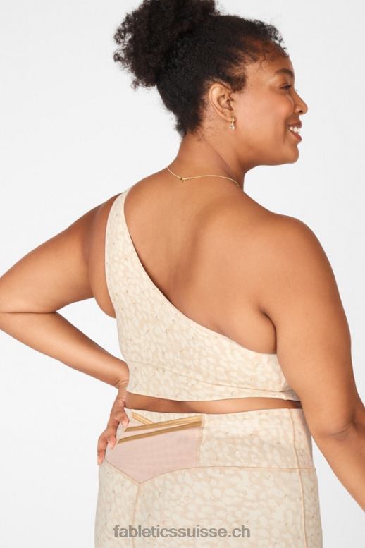 femmes soutien-gorge de sport réversible à une épaule harlow B0B6R1681 froid/chou à la crème Fabletics
