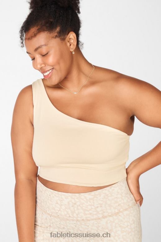 femmes soutien-gorge de sport réversible à une épaule harlow B0B6R1681 froid/chou à la crème Fabletics