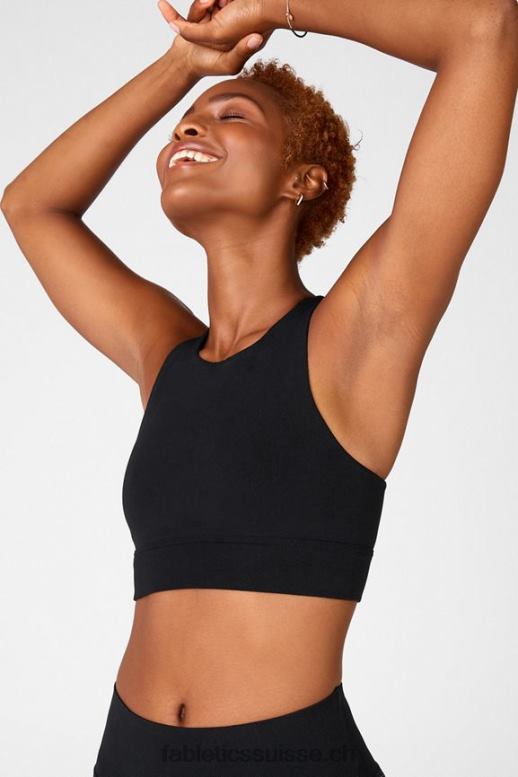 femmes soutien-gorge en tricot sculpté réfléchissant Oaklyn B0B6R1686 noir/argent réfléchissant Fabletics