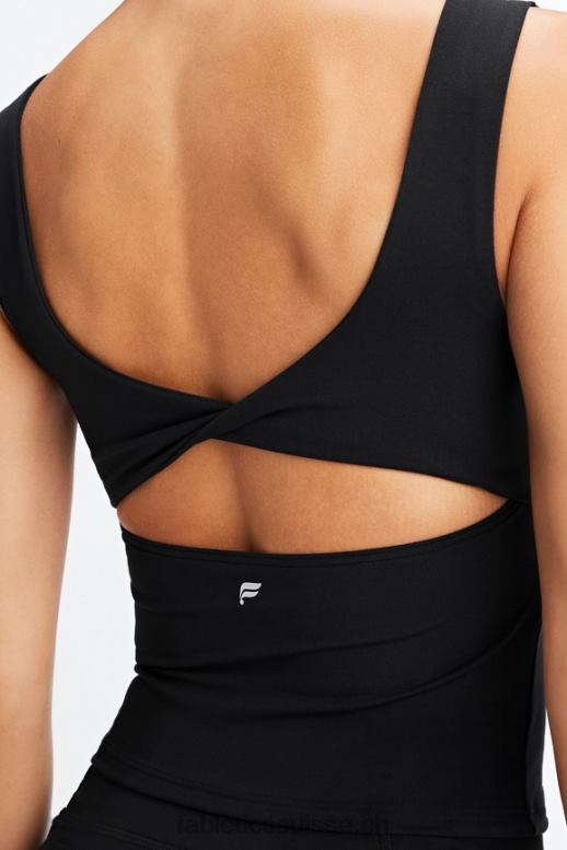 femmes soutien-gorge intégré Oasis Twist B0B6R1494 noir Fabletics