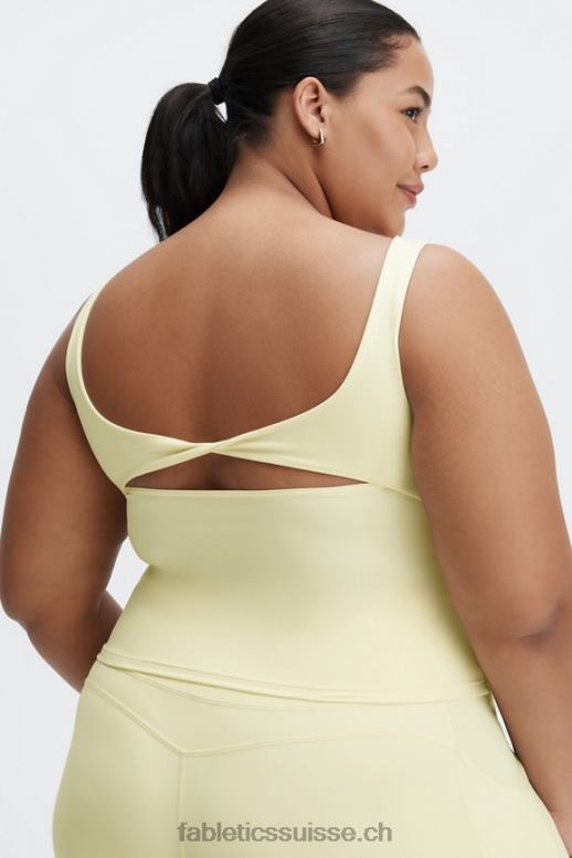 femmes soutien-gorge intégré Oasis Twist B0B6R1500 Babeurre Fabletics