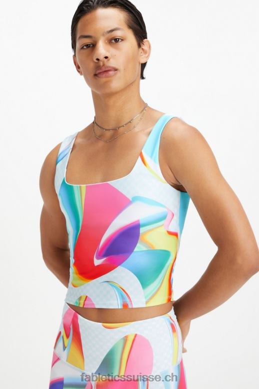femmes soutien-gorge intégré Pride B0B6R1586 carnaval Fabletics