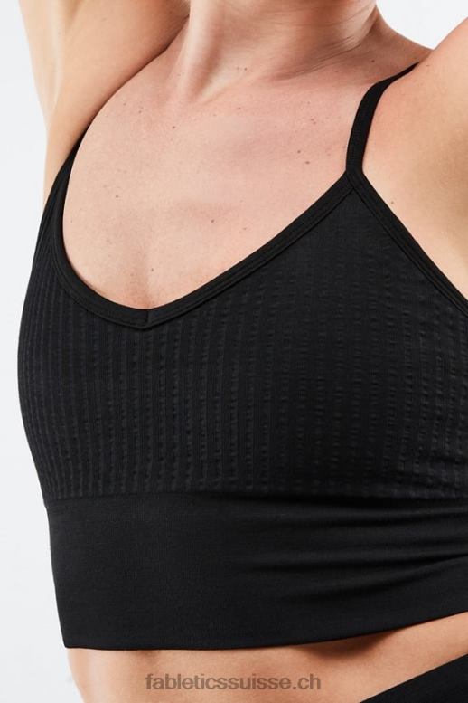 femmes soutien-gorge mi-long sans coutures shauna B0B6R1501 noir Fabletics