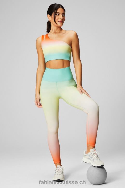 femmes soutien-gorge midi asymétrique à double bretelle B0B6R1485 ombre toute la journée Fabletics