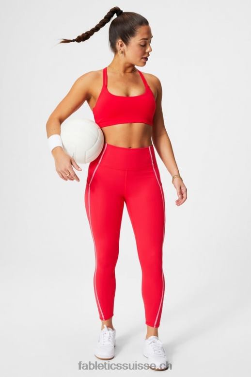 femmes soutien-gorge principal à faible impact B0B6R1450 cerise classique Fabletics