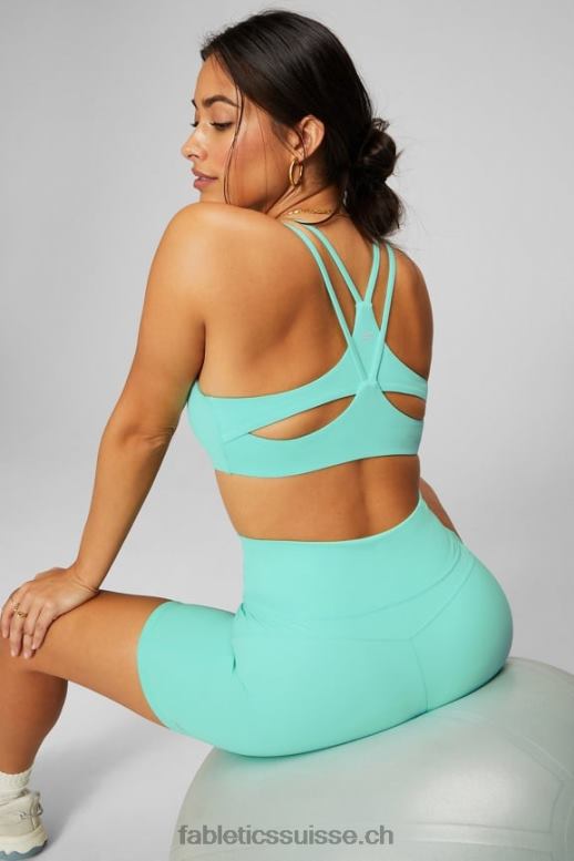 femmes soutien-gorge principal à faible impact B0B6R1453 néon au bord de la piscine Fabletics